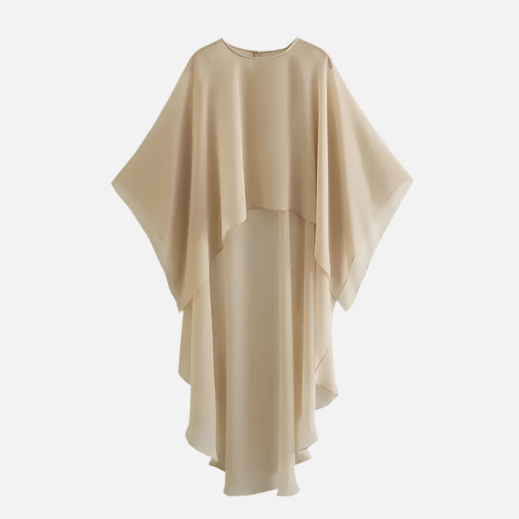 Blusa Capa Assimétrica