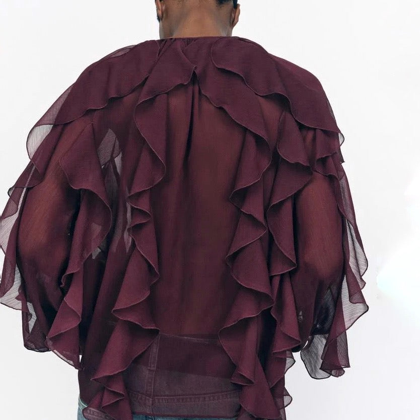 Camisa Babados Vívian