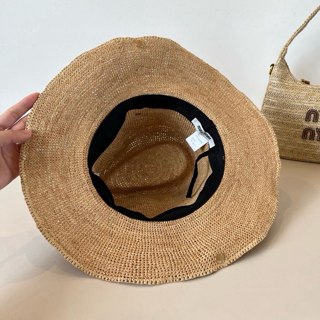 Raffia Hat Miu Miu