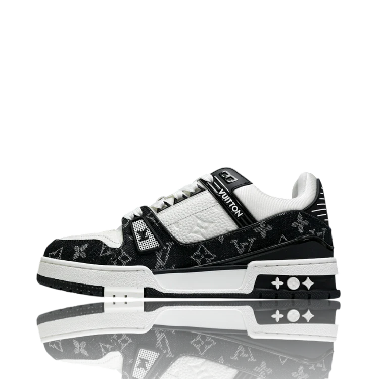 Louis Vuitton Trainer Low 'White Black'