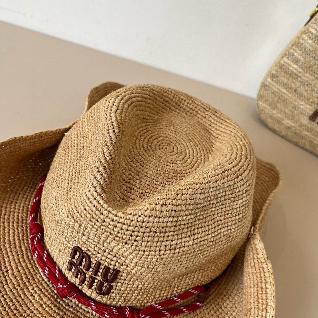 Raffia Hat Miu Miu
