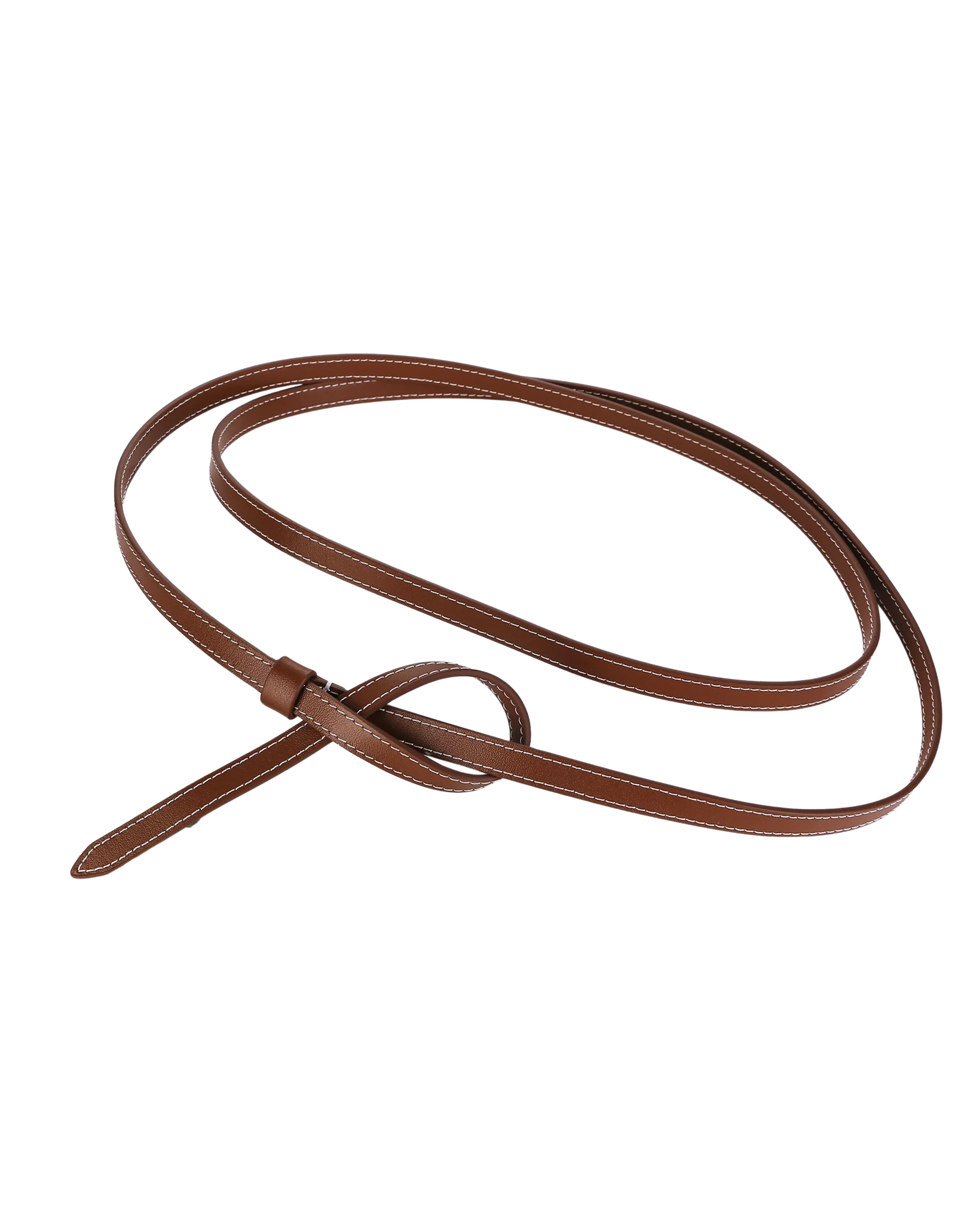 Cinto de Couro Nó Duplo Feminino - Luino