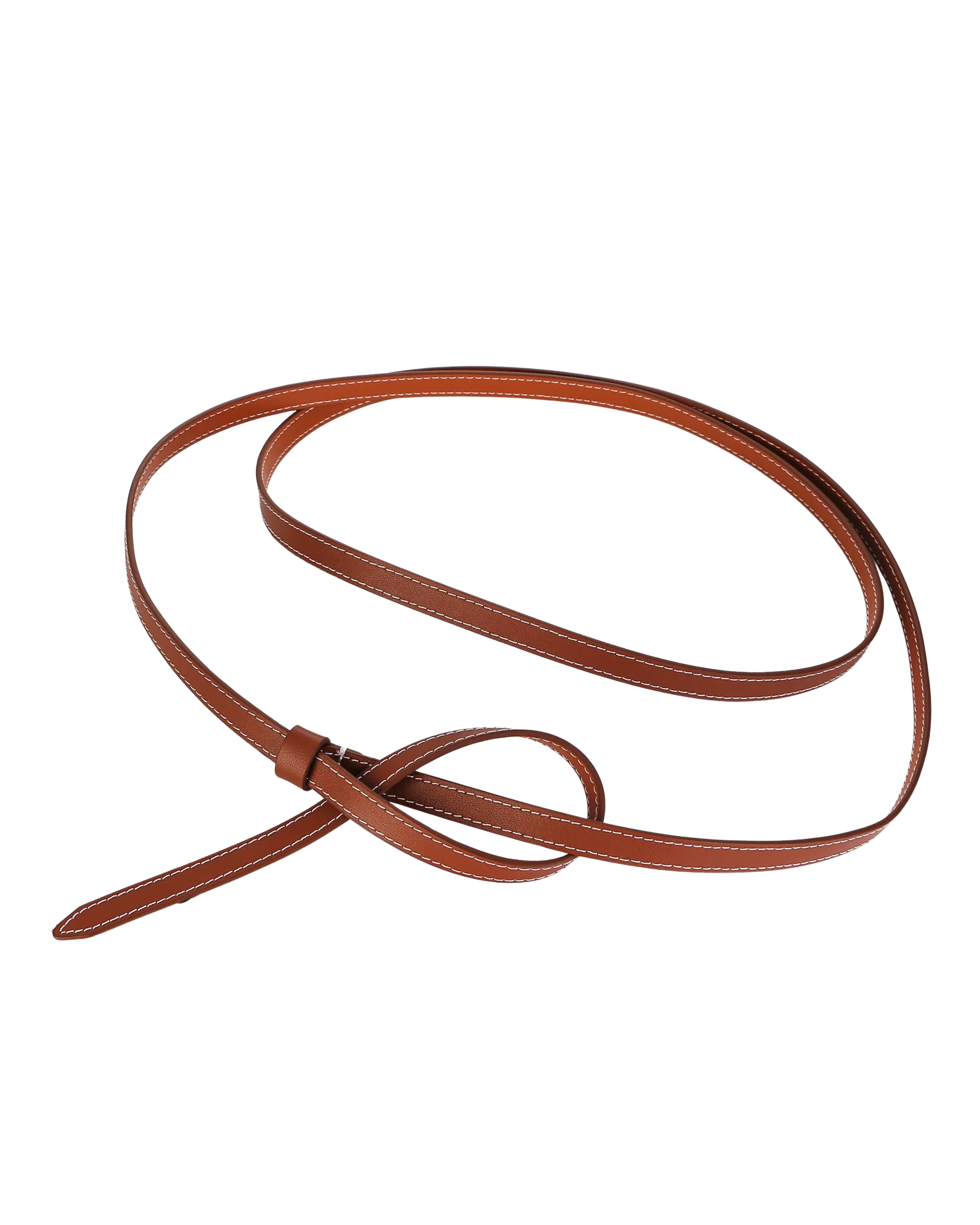 Cinto de Couro Nó Duplo Feminino - Luino