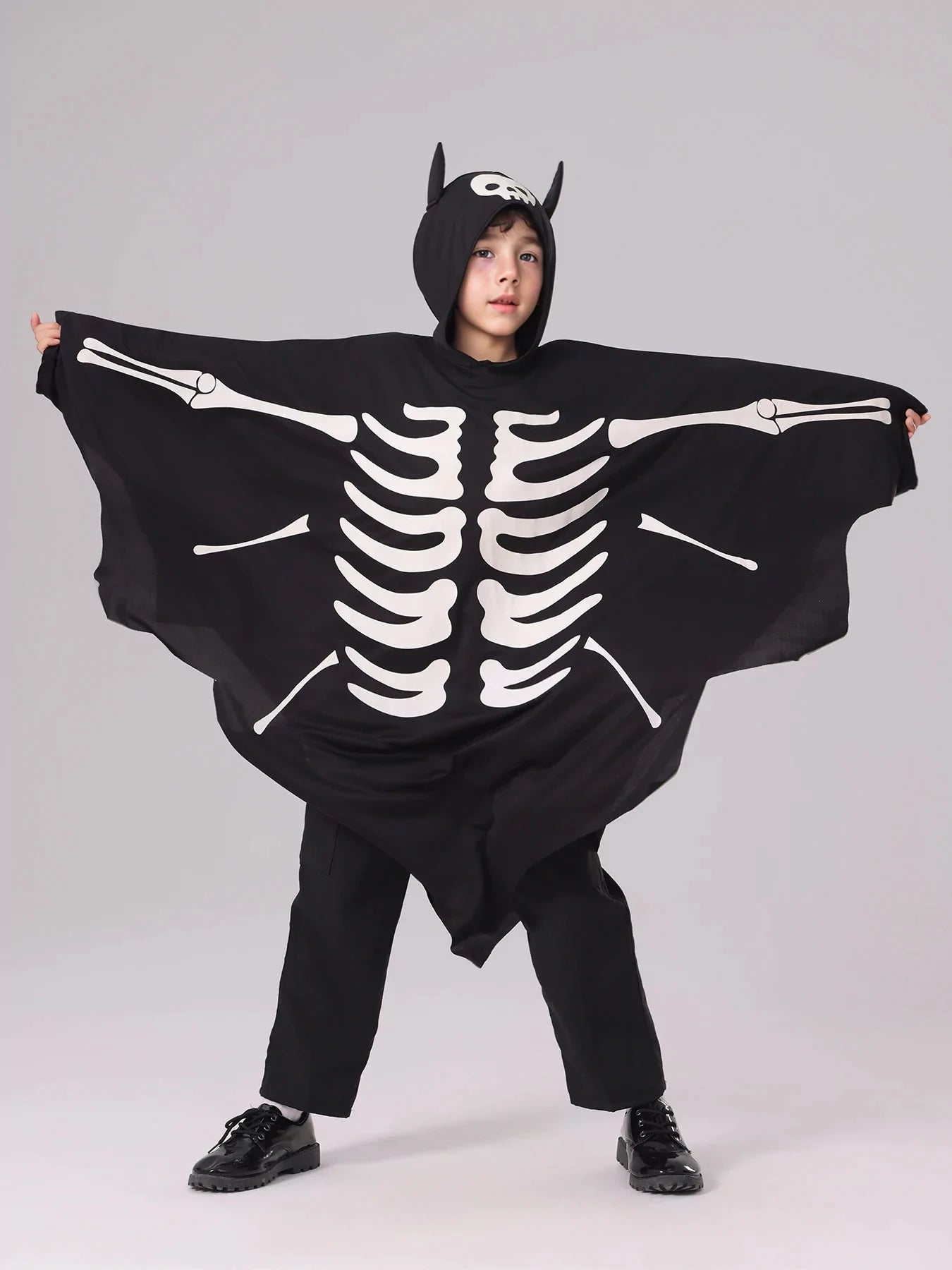 Fantasia Infantil de Halloween Morcego Bilha no Escuro
