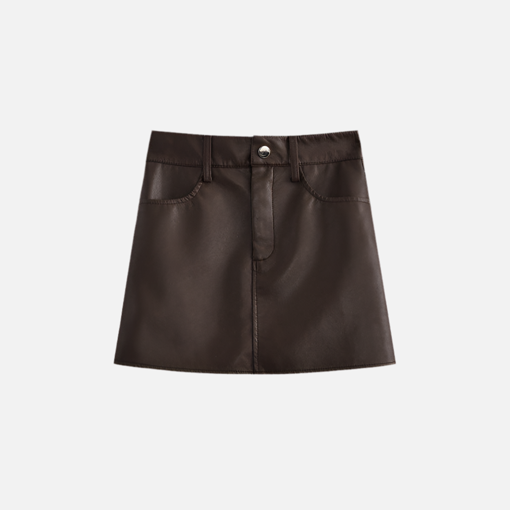 Saia Couro Alícia