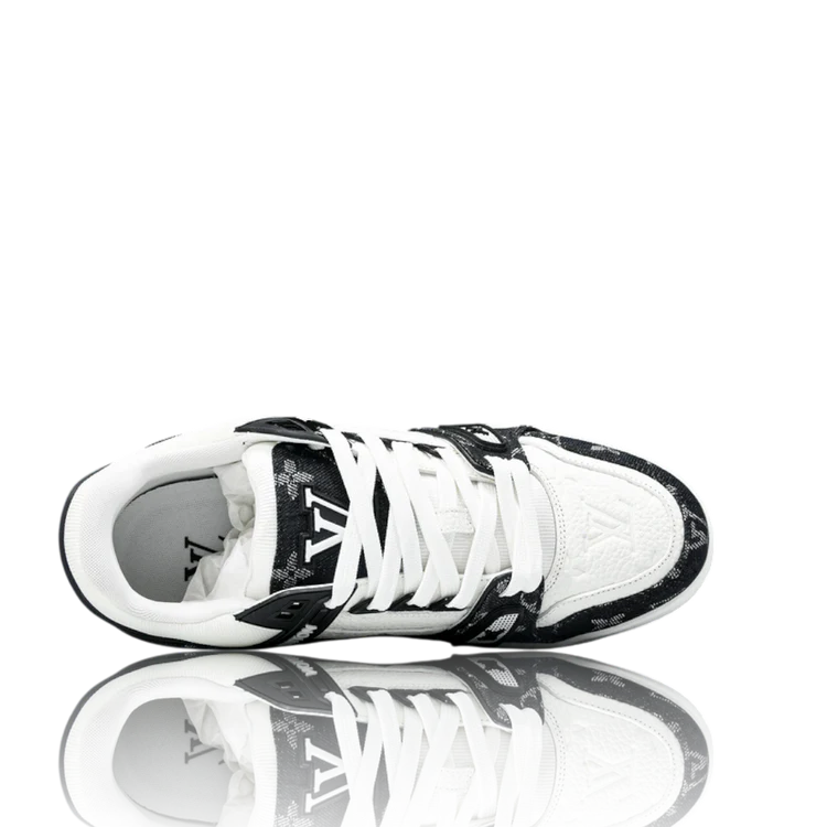 Louis Vuitton Trainer Low 'White Black'