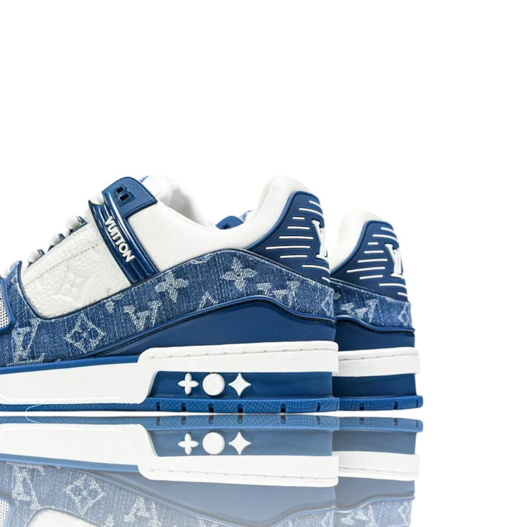 Louis Vuitton Trainer Low 'Monogram Denim White Blue'