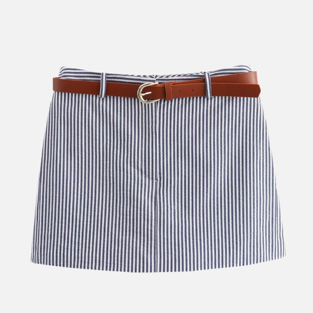 Short Saia Listrado Malu