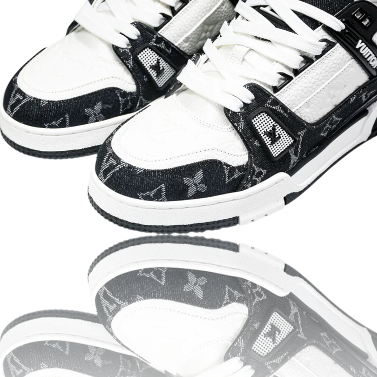 Louis Vuitton Trainer Low 'White Black'