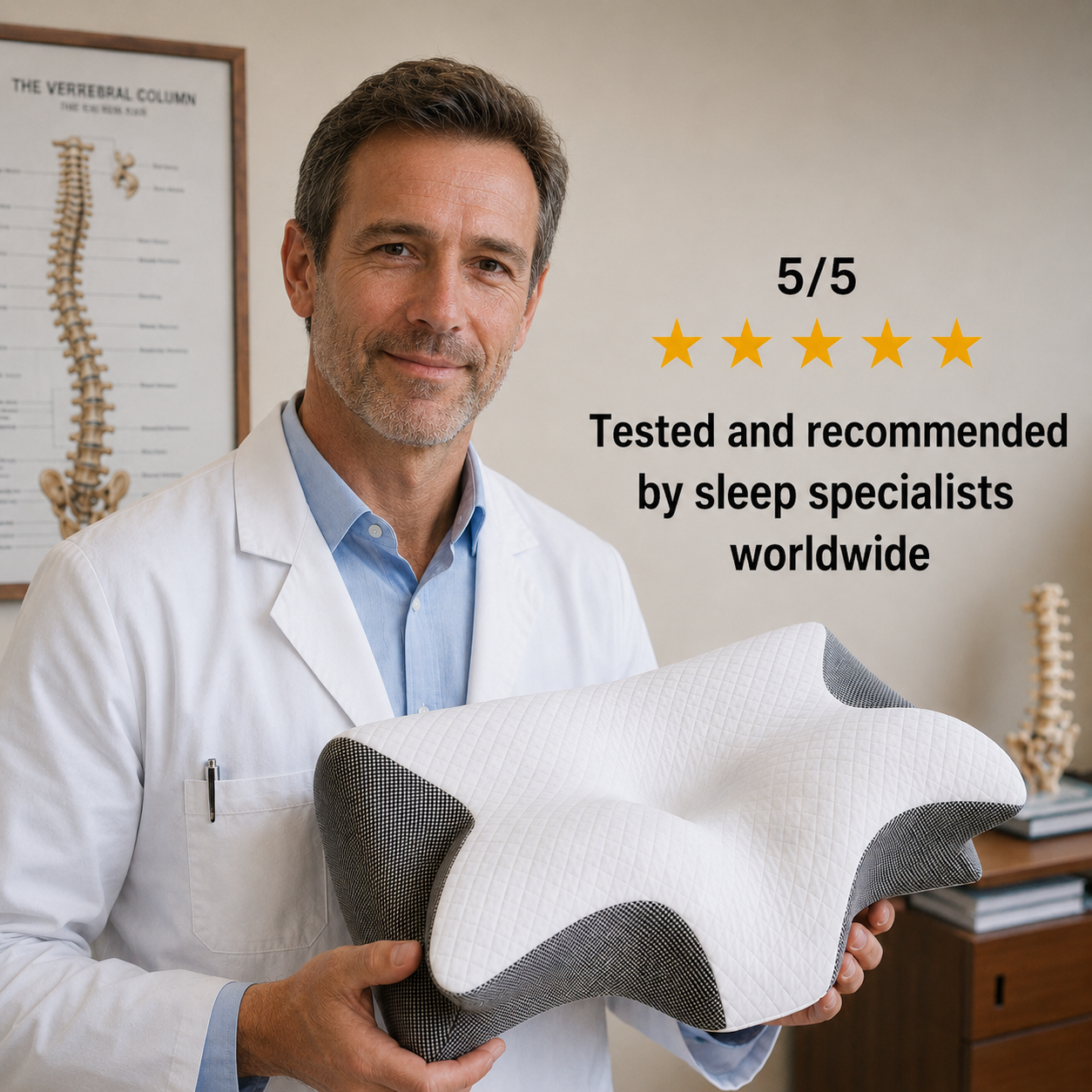 OrthoSleep™ – Cervical Support Pillow