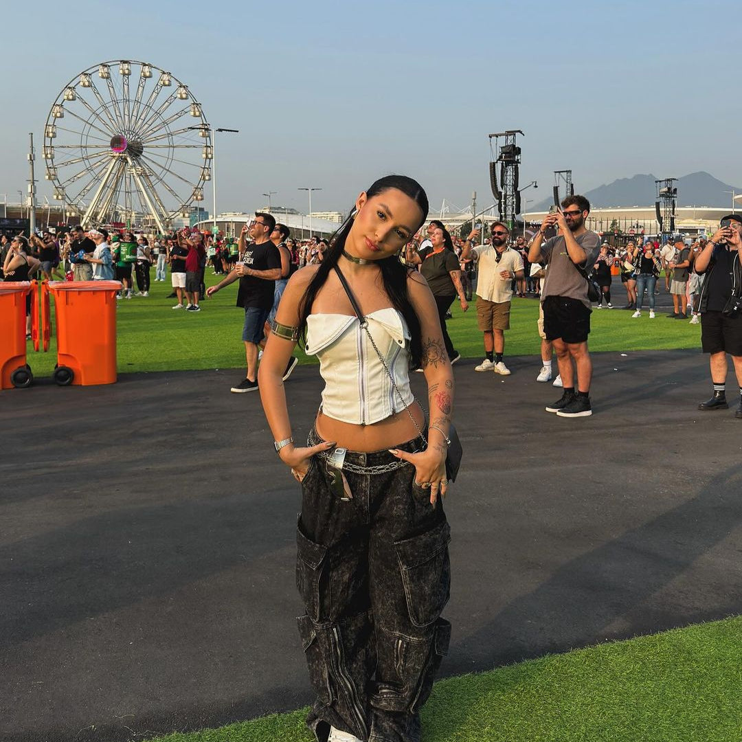 Corset Couro Lisa (P)