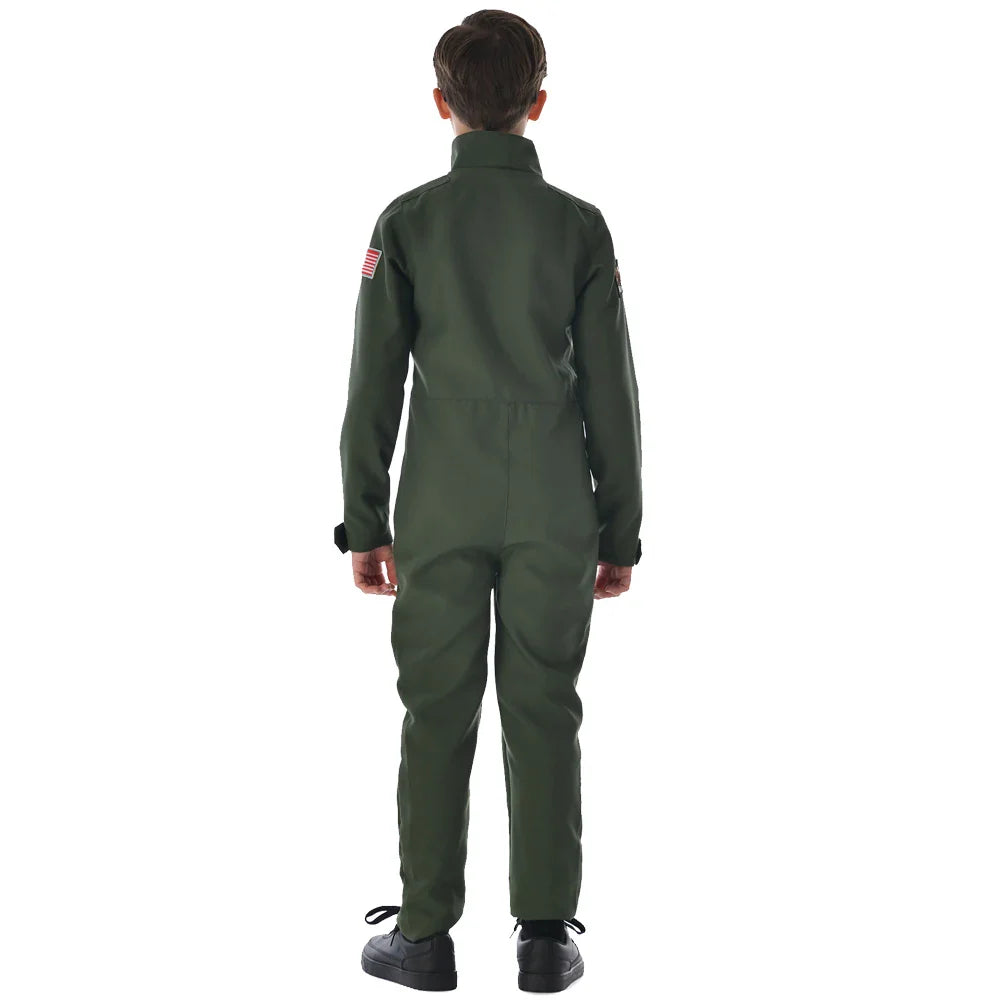 Fantasia Infantil Piloto de Avião Top Gun