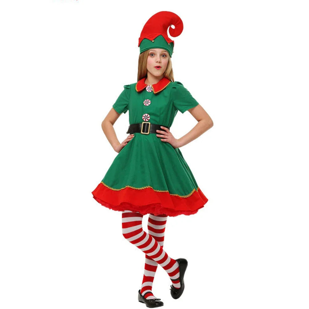 Fantasia Infantil Elfo de Natal