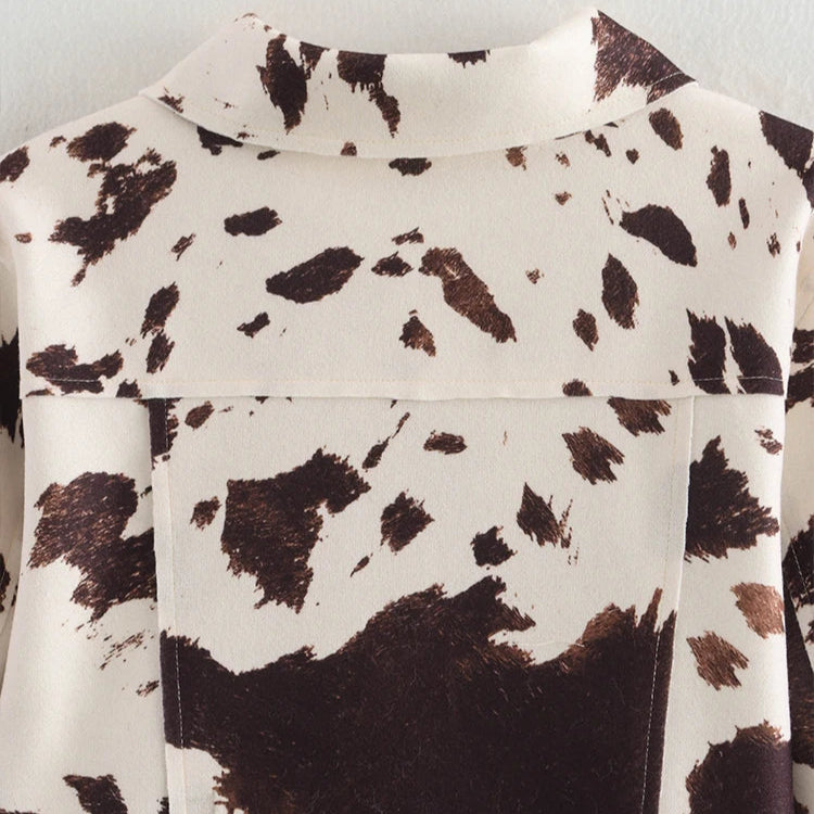 Jaqueta Cow Print