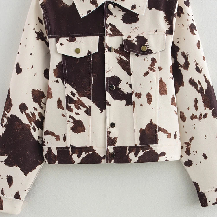 Jaqueta Cow Print