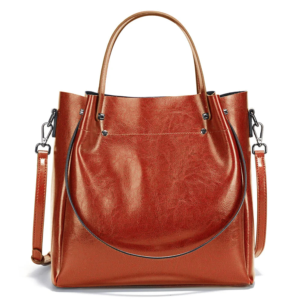 Bolsa Tote de Couro - La Spezia