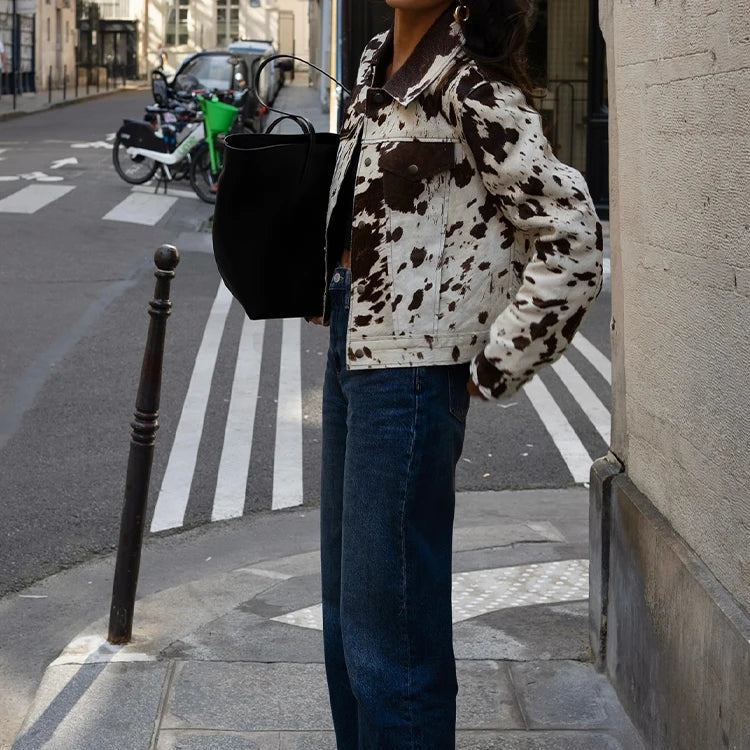 Jaqueta Cow Print
