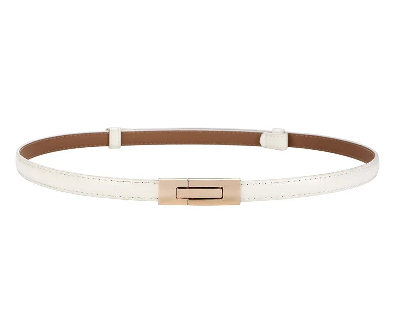 Cinto de Couro Ajustável Feminino - Cortona