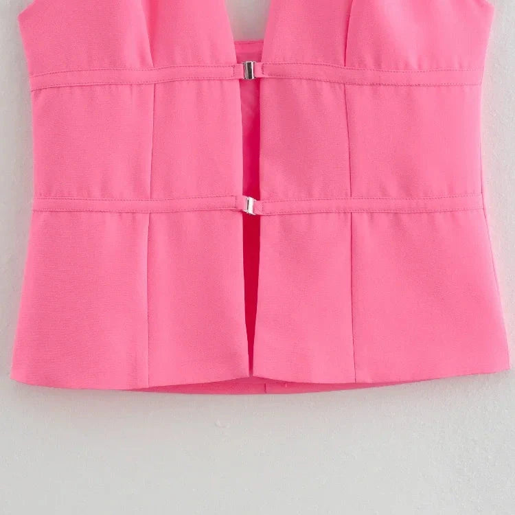 Blusa Rosa Folia