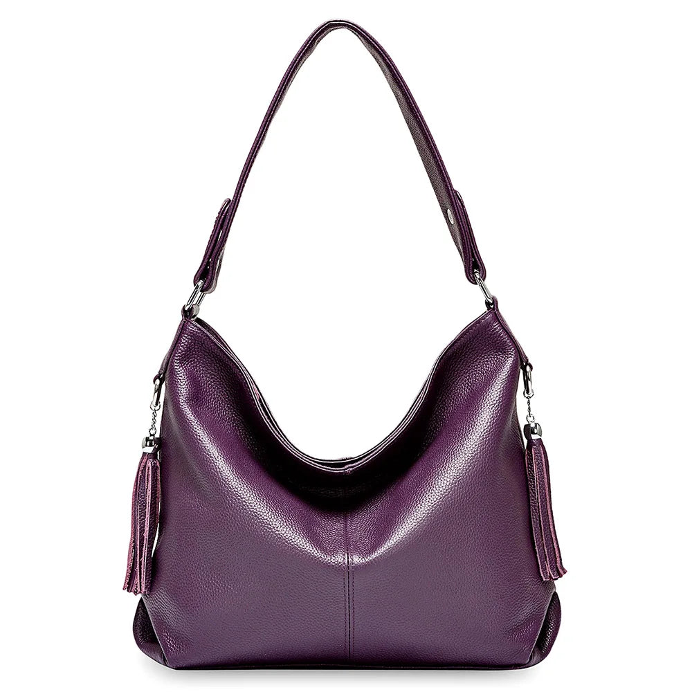 Bolsa de Ombro de Couro - Bolzano