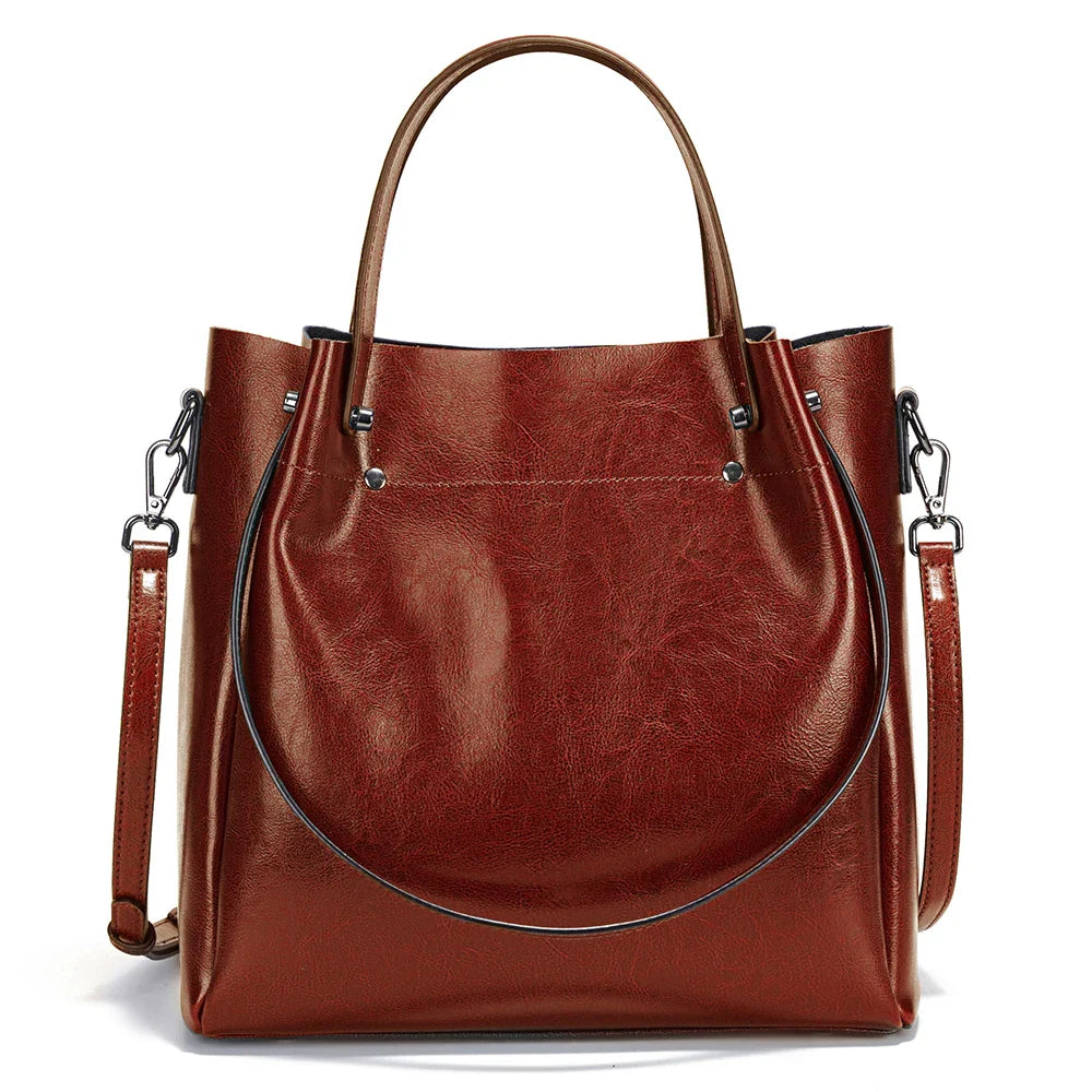 Bolsa Tote de Couro - La Spezia