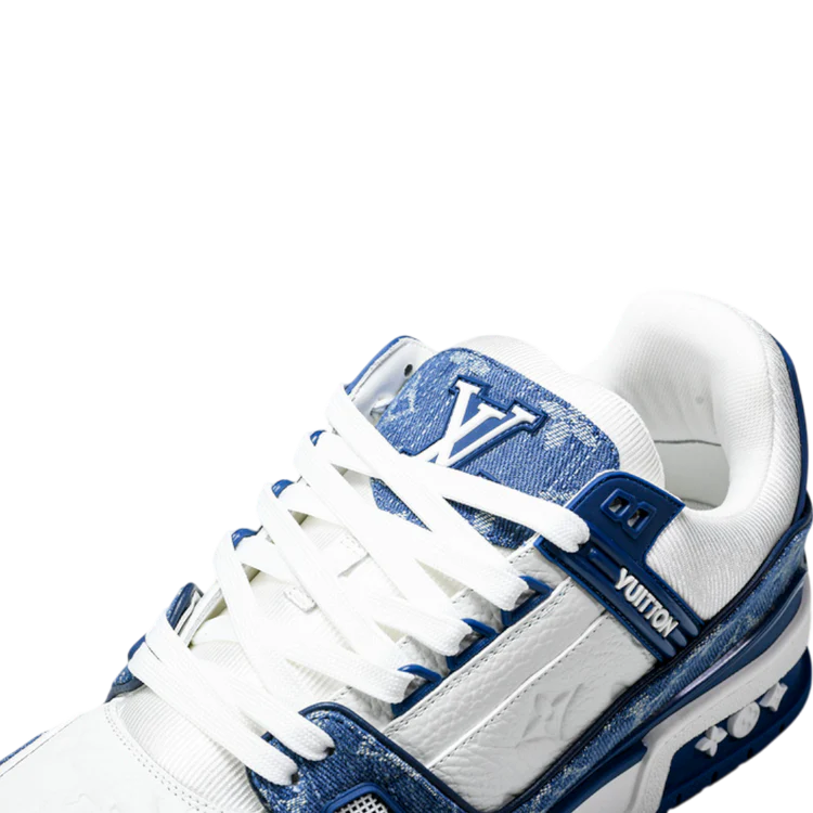 Louis Vuitton Trainer Low 'Monogram Denim White Blue'