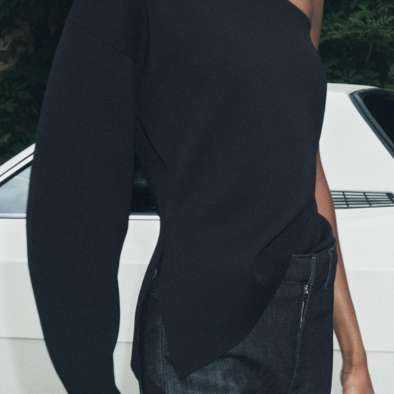 Blusa de Tricô Assimétrica Sienna