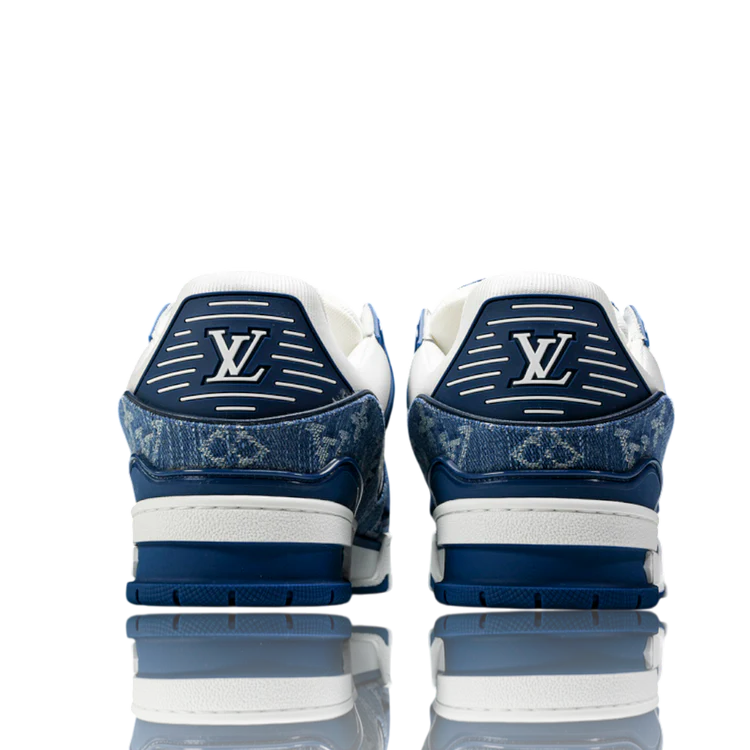 Louis Vuitton Trainer Low 'Monogram Denim White Blue'