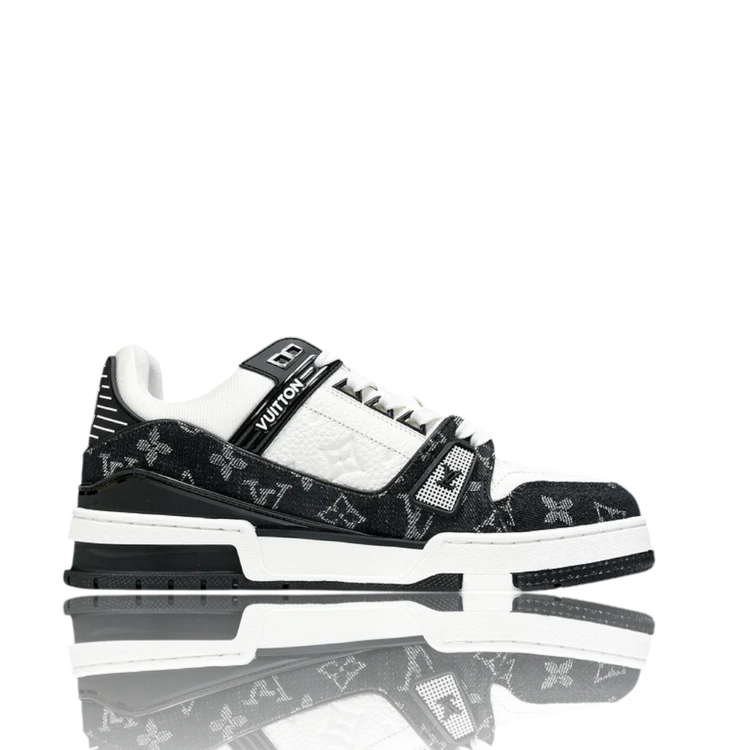 Louis Vuitton Trainer Low 'White Black'