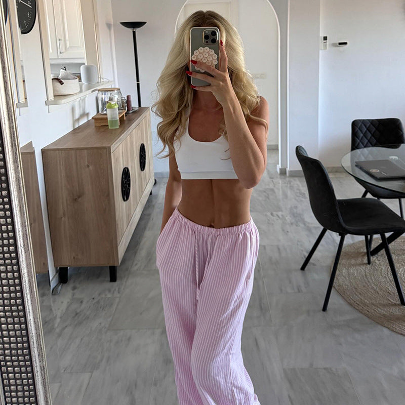 Calça Listrada Alexandra