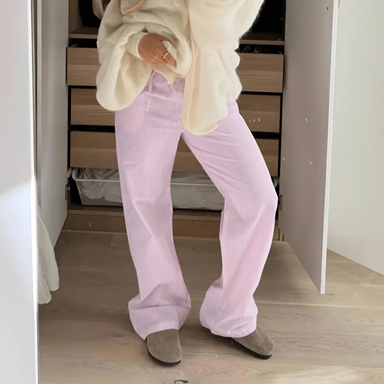 Calça Listrada Alexandra