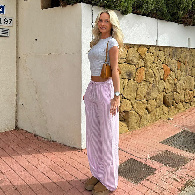 Calça Listrada Alexandra