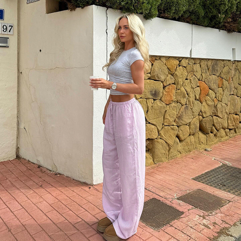 Calça Listrada Alexandra