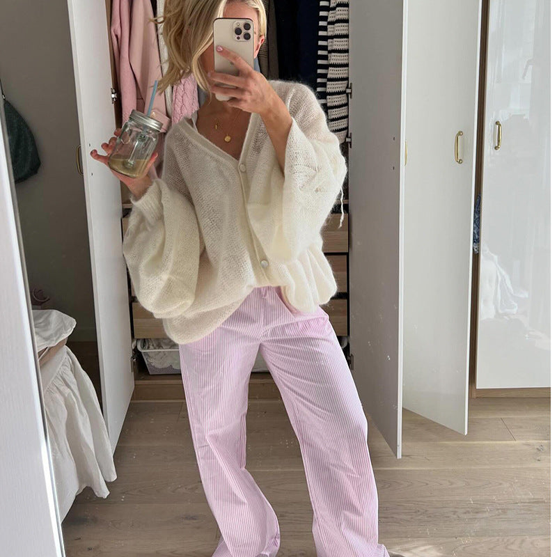 Calça Listrada Alexandra