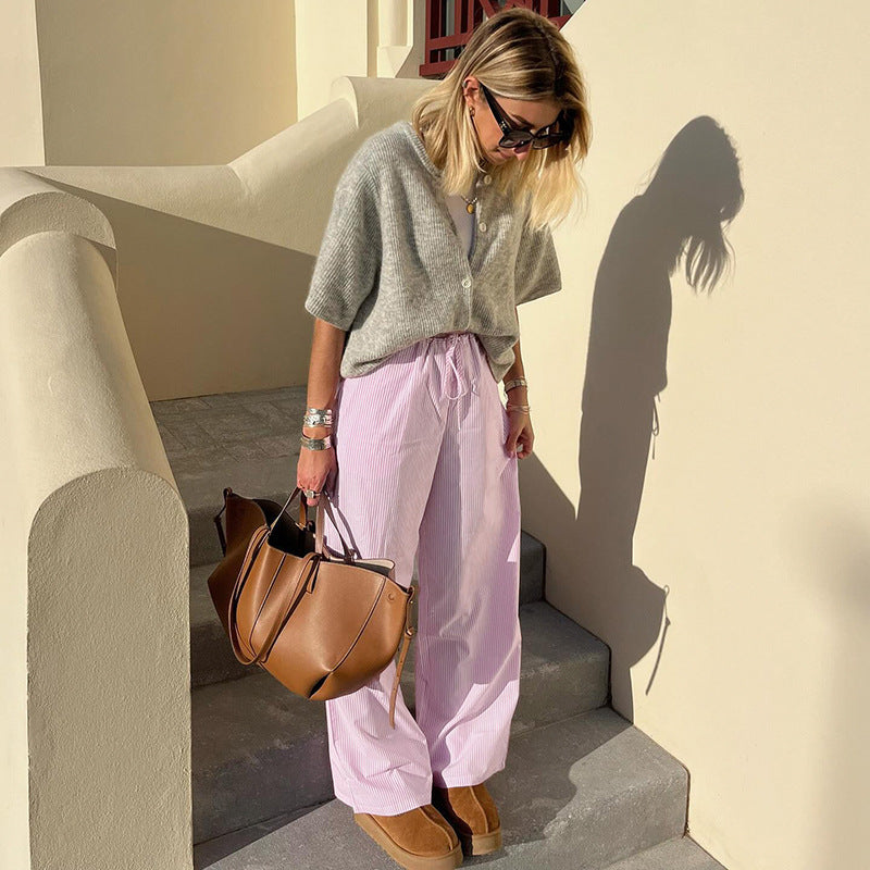 Calça Listrada Alexandra