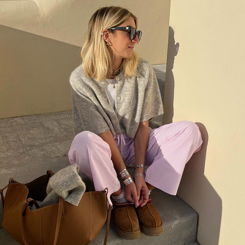 Calça Listrada Alexandra