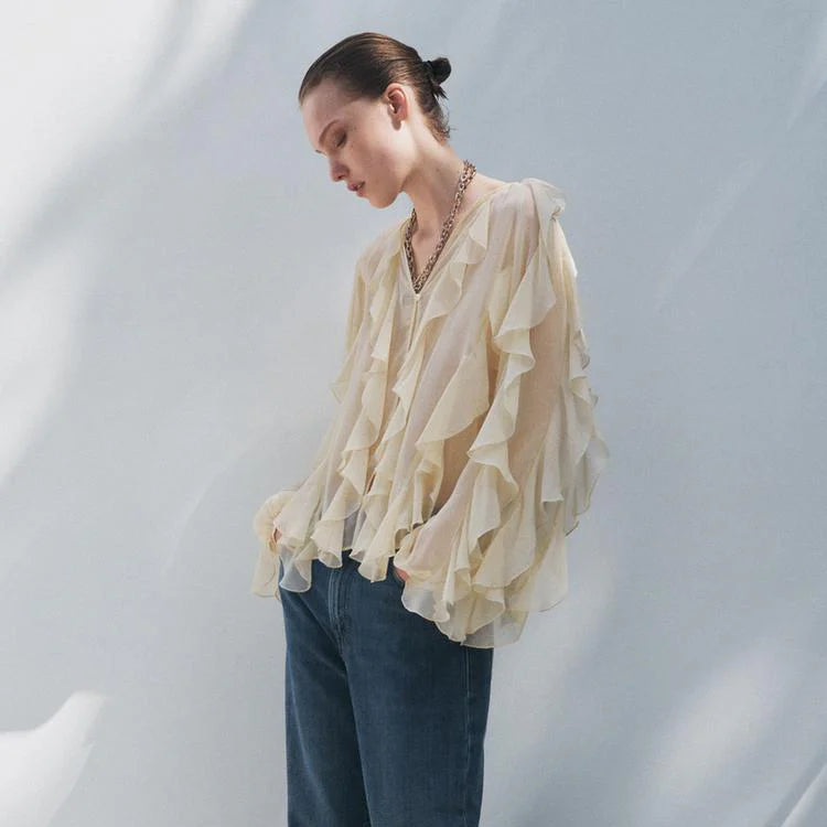 Camisa Babados Vívian