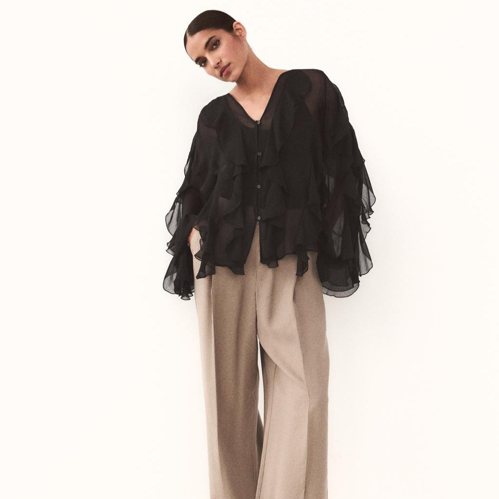 Camisa Babados Vívian