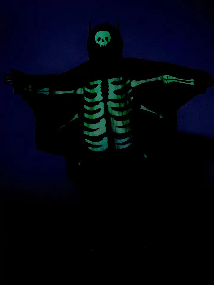 Fantasia Infantil de Halloween Morcego Bilha no Escuro