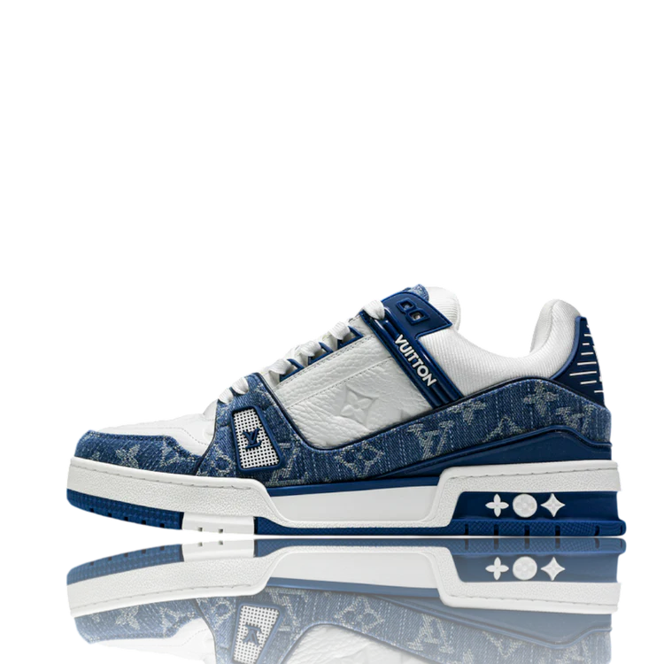Louis Vuitton Trainer Low 'Monogram Denim White Blue'