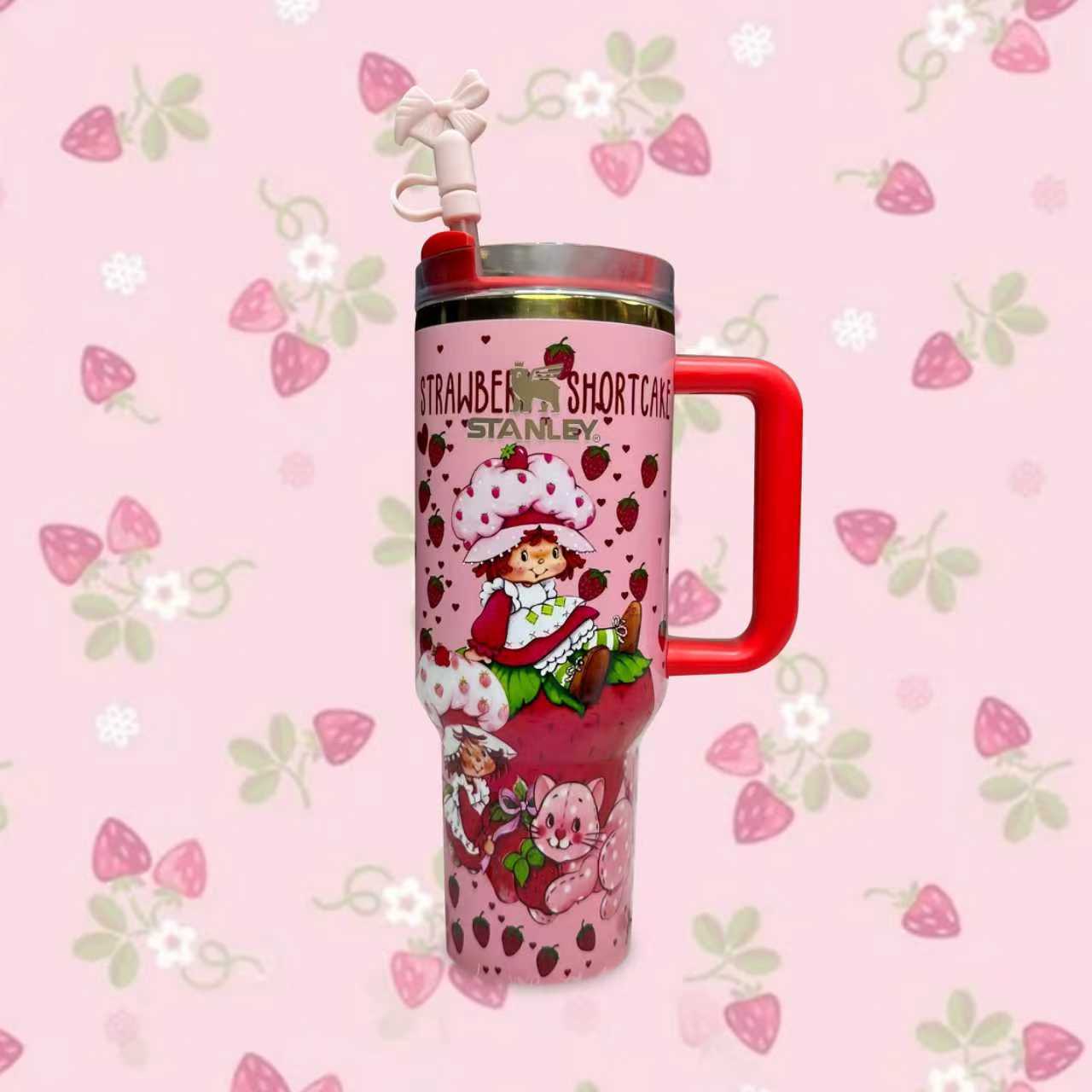 Copo Térmico Moranguinho Tumbler 1,2L – Inox com Tampa Hermética