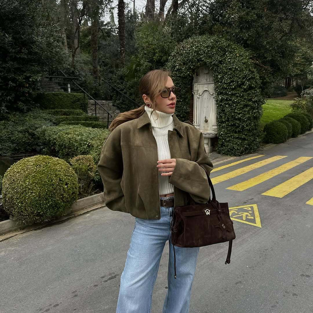 Jaqueta Camurça Aura