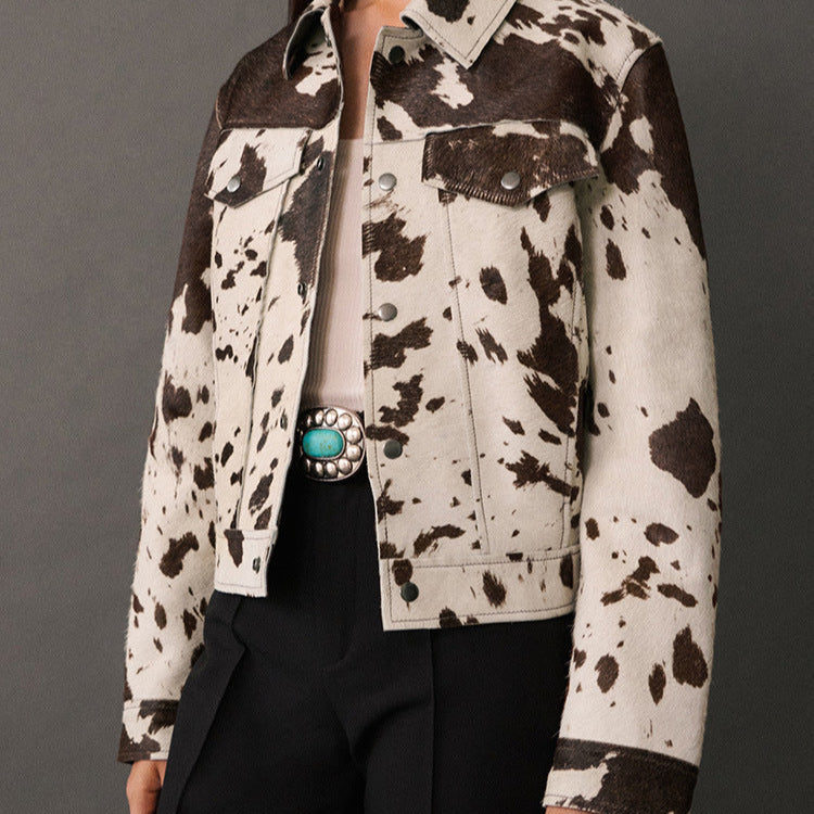 Jaqueta Cow Print