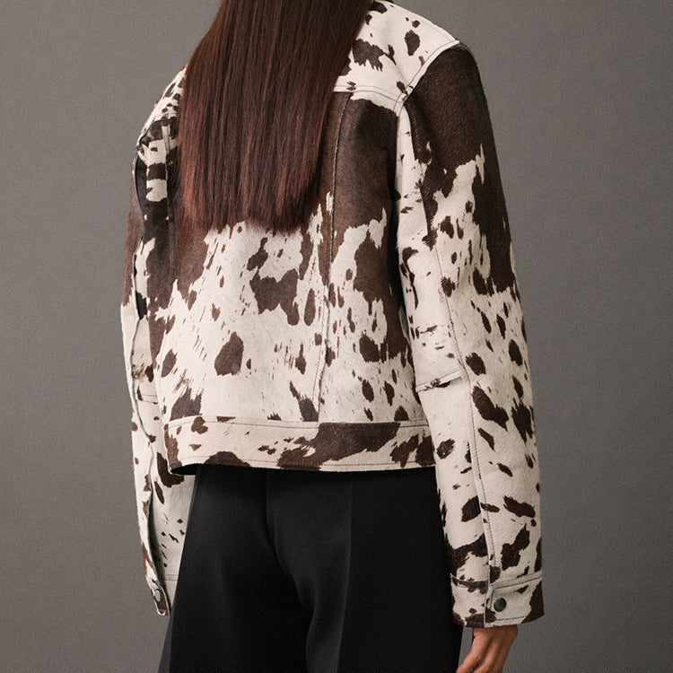 Jaqueta Cow Print