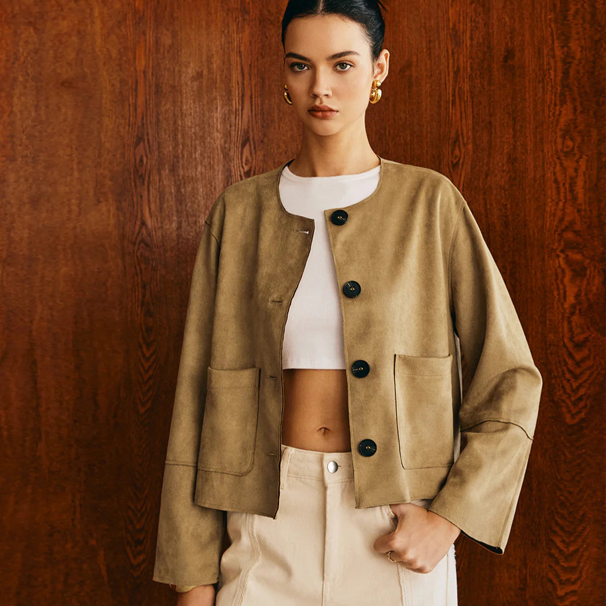 Jaqueta Camurça Emanuela