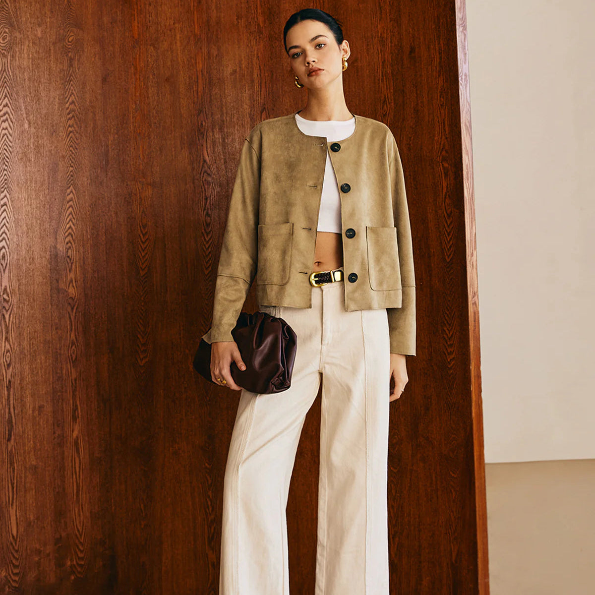 Jaqueta Camurça Emanuela