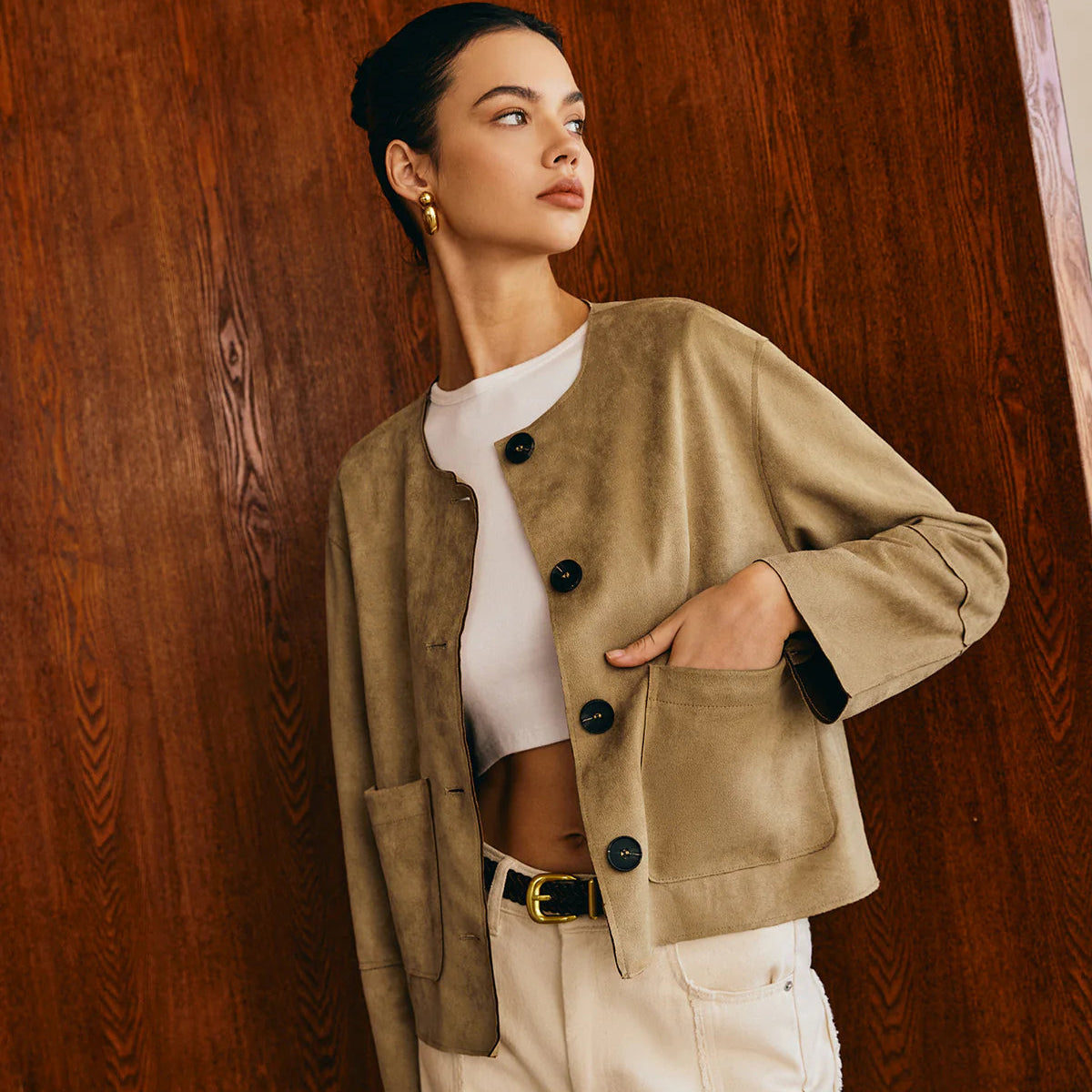 Jaqueta Camurça Emanuela