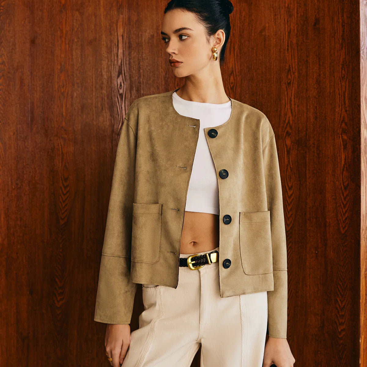 Jaqueta Camurça Emanuela