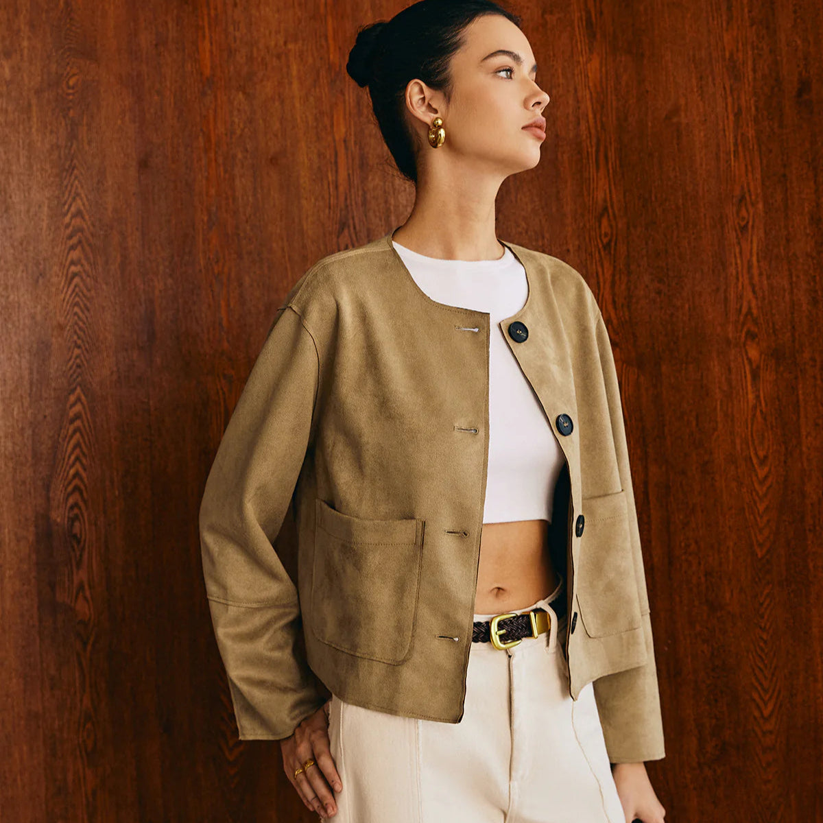 Jaqueta Camurça Emanuela