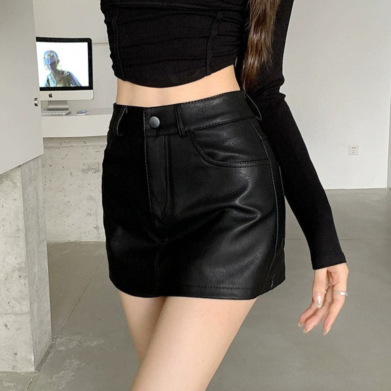 Saia Couro Alícia